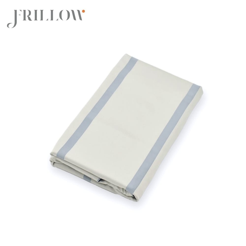ชุดผ้าปูที่นอน 3.5 ฟุต 2 ชิ้น FRILLOW 800TC COTTON SILK สี WHITE DAWN คอลเลคชั่น PRESTIGE